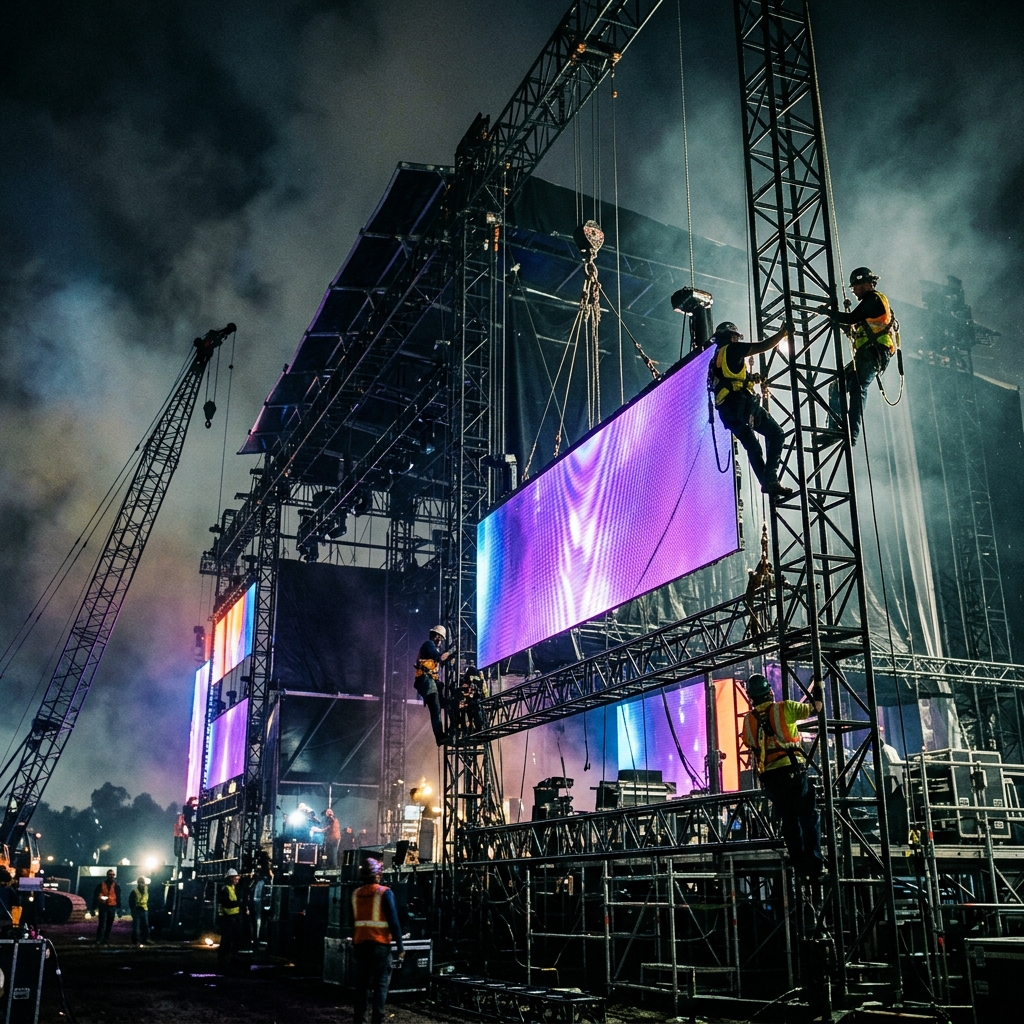 BUILDING THE STAGE